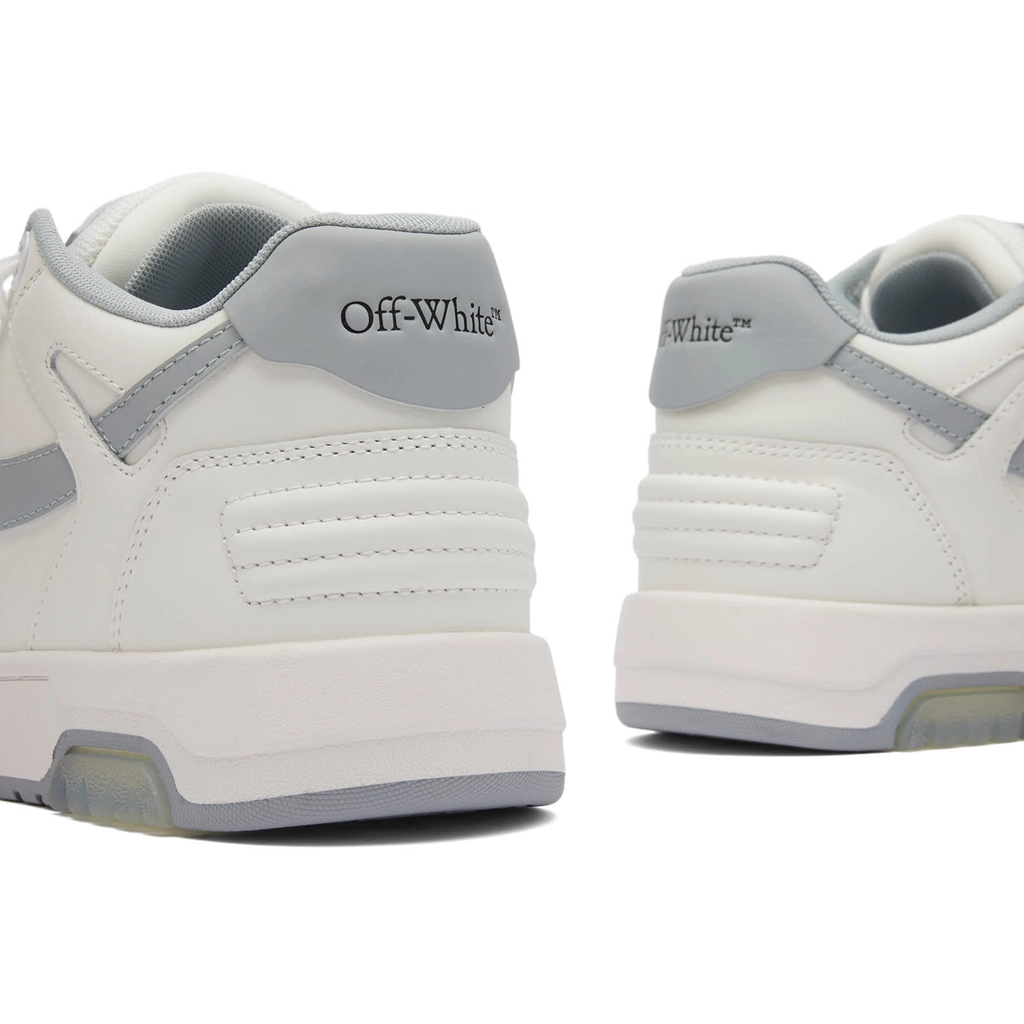 Off White Men's Out Of Office Leather Sneaker White/Grey